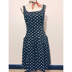 NWT polka dot swing dress with pockets